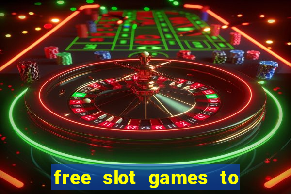 free slot games to play offline