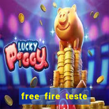 free fire teste grátis jogar agora