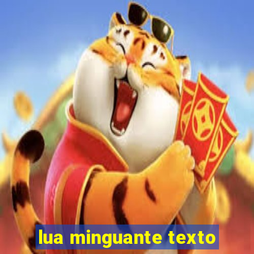 lua minguante texto