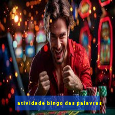 atividade bingo das palavras