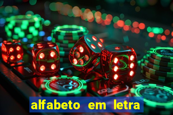 alfabeto em letra de pichação