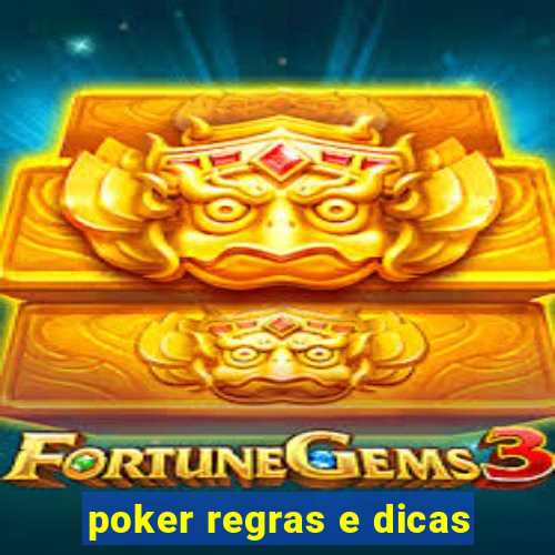 poker regras e dicas