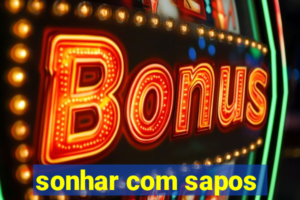 sonhar com sapos