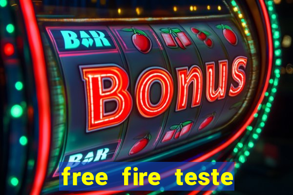 free fire teste grátis jogar