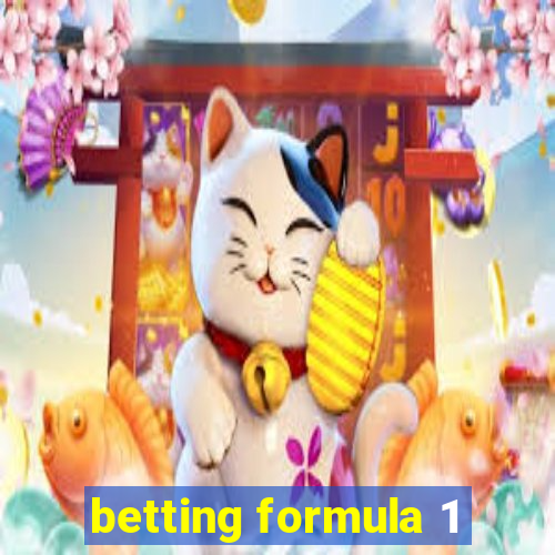 betting formula 1