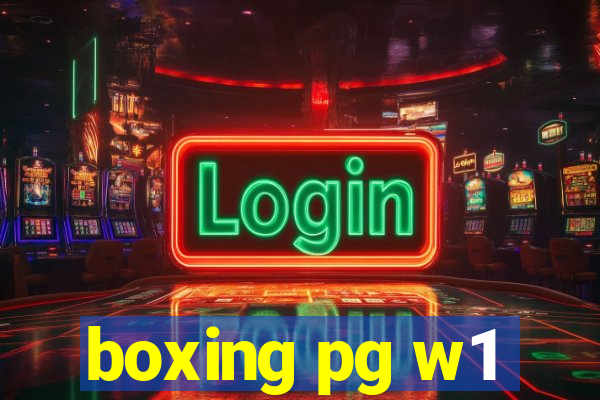 boxing pg w1