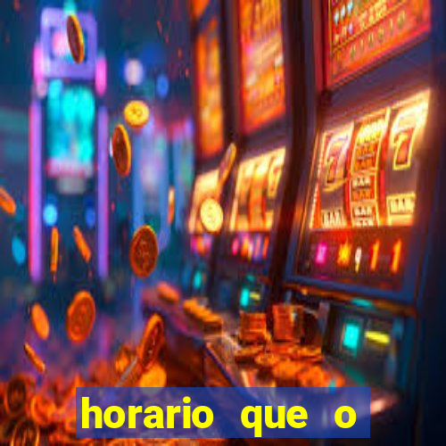 horario que o dragon fortune paga