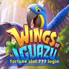 fortune slot 777 login