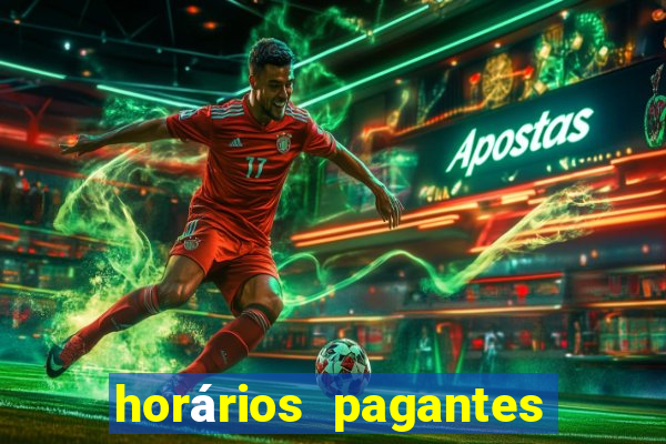 horários pagantes slots pg