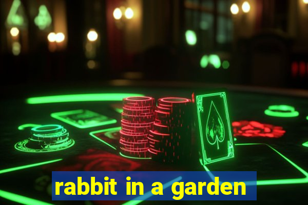 rabbit in a garden