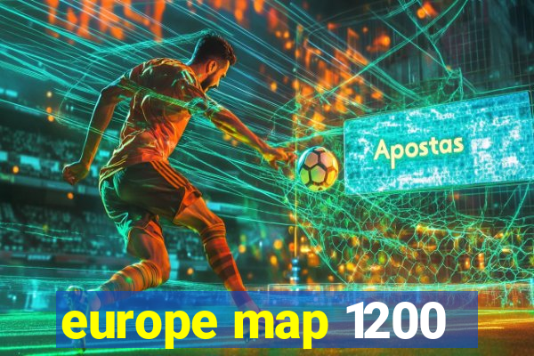 europe map 1200