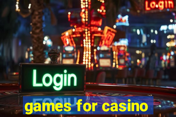 games for casino