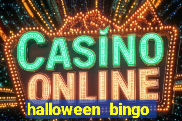 halloween bingo cards with numbers