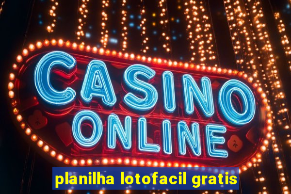 planilha lotofacil gratis