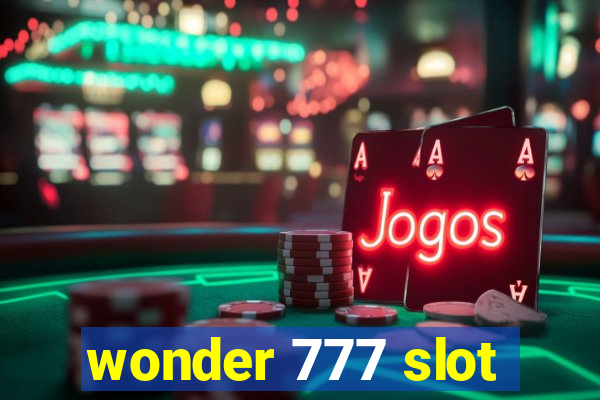 wonder 777 slot