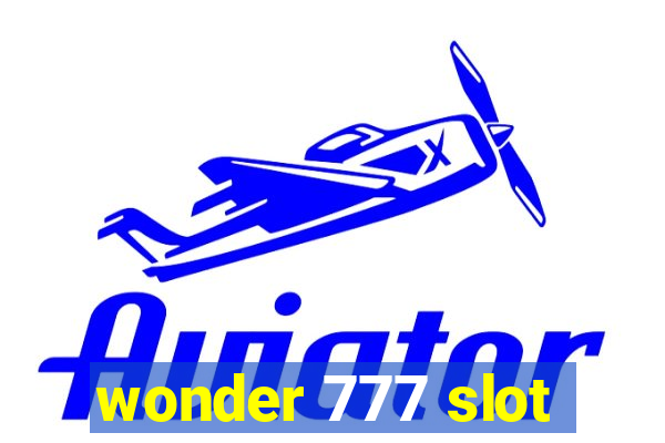 wonder 777 slot