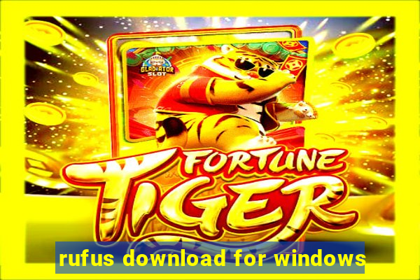 rufus download for windows