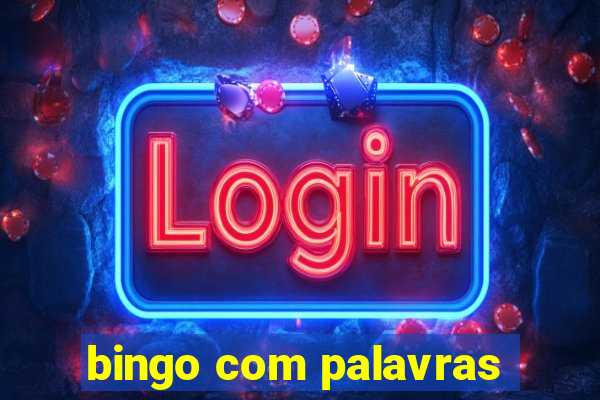 bingo com palavras