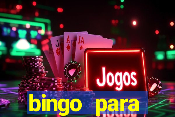 bingo para despedida de solteira para imprimir