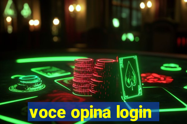 voce opina login