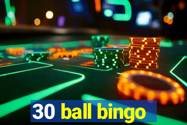 30 ball bingo