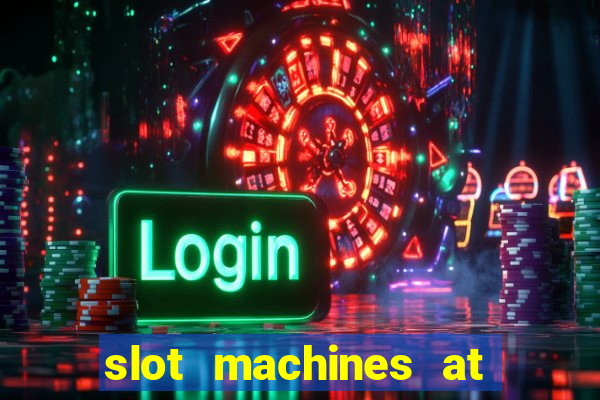 slot machines at mgm springfield