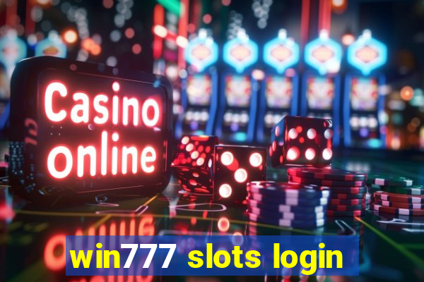 win777 slots login