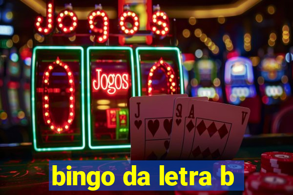 bingo da letra b