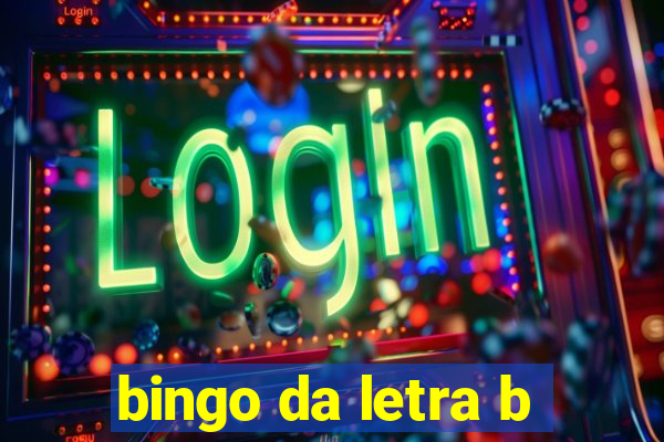 bingo da letra b