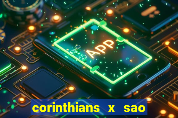 corinthians x sao paulo palpite