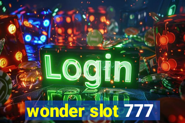 wonder slot 777