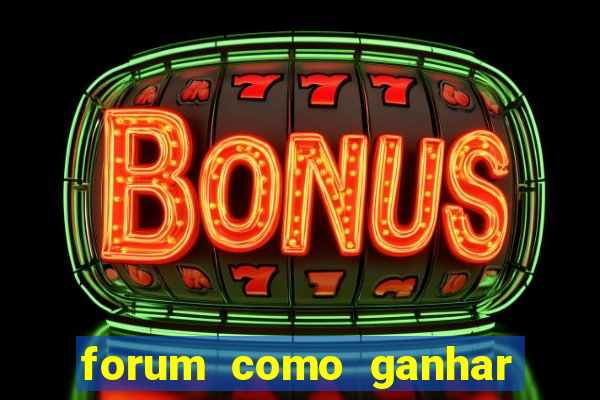 forum como ganhar na loteria