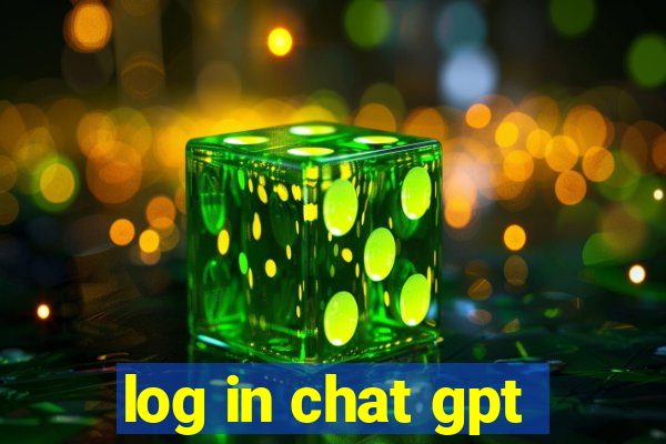 log in chat gpt