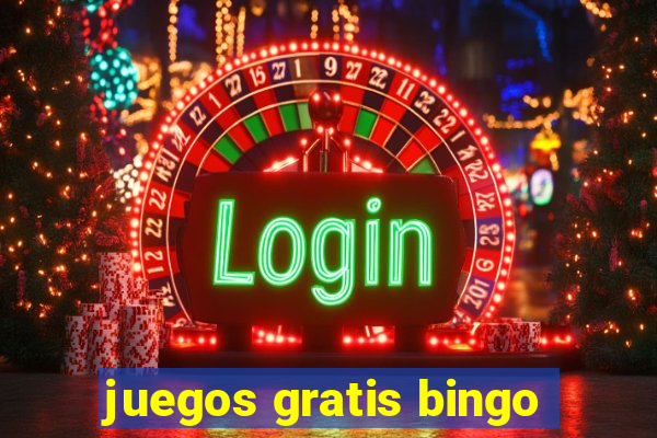 juegos gratis bingo