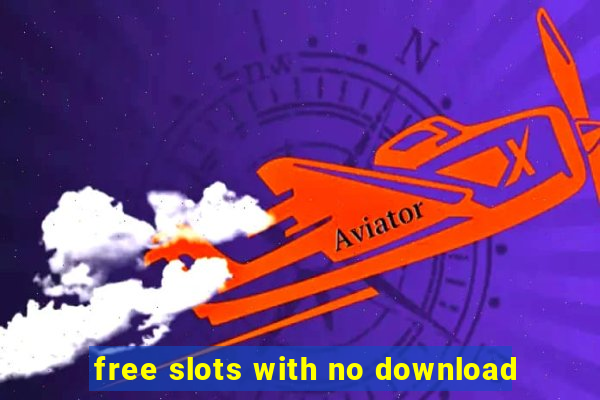 free slots with no download