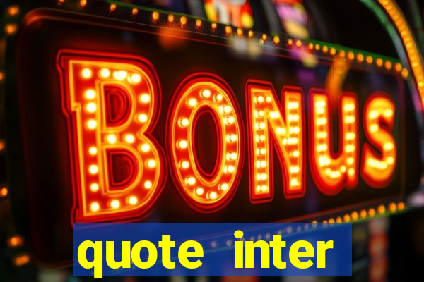 quote inter passaggio turno