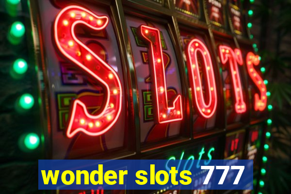 wonder slots 777