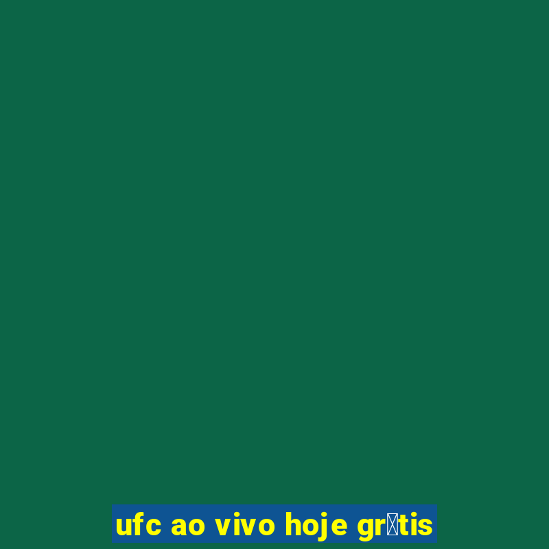 ufc ao vivo hoje gr谩tis